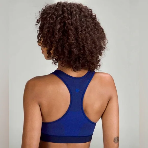 Lululemon Seamless Racerback Train Bra, Psychic, Size 8 - Picture 2 of 12